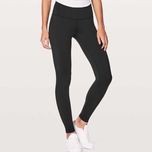 Lululemon High Waist Black Leggings 31”